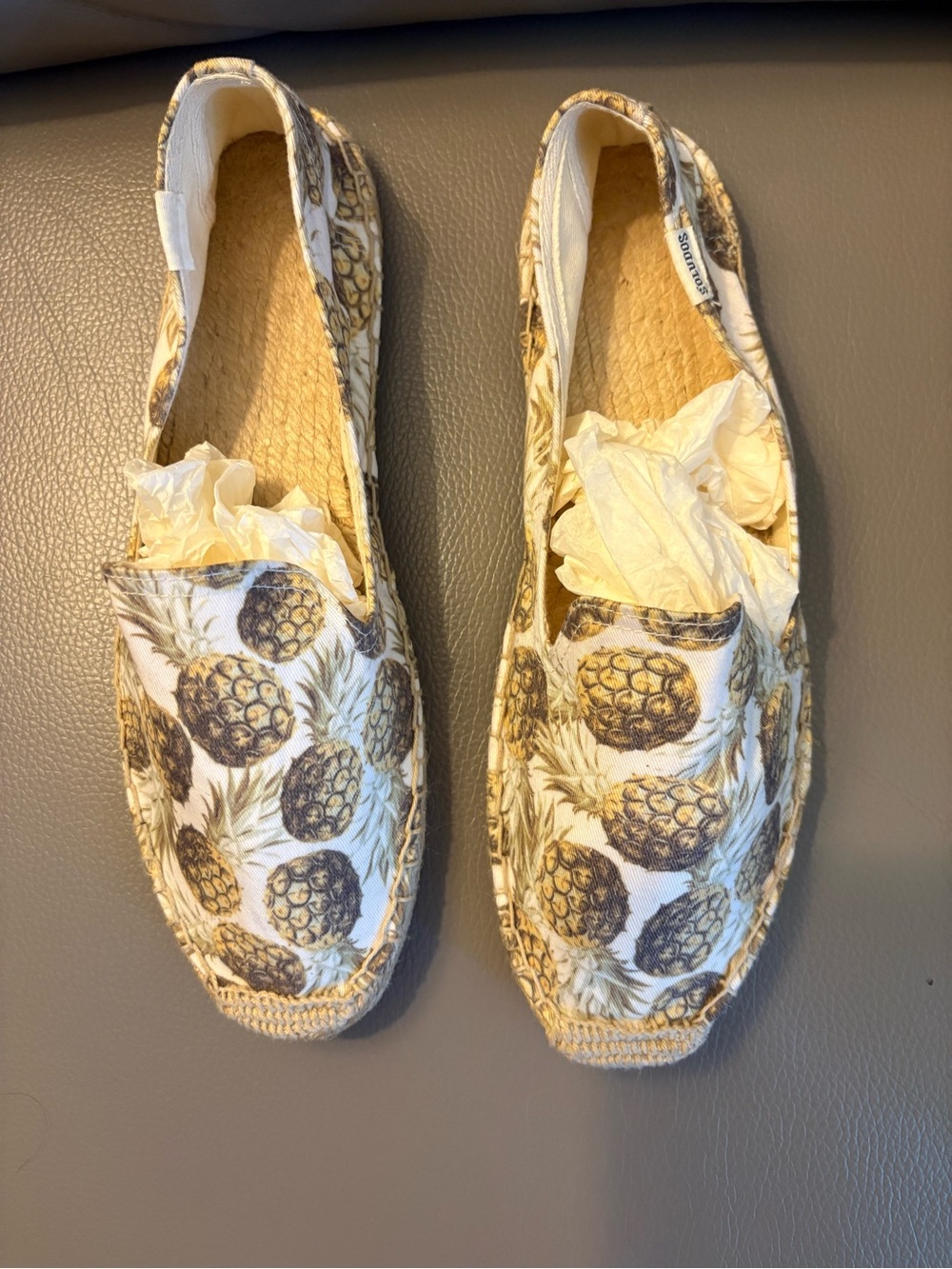Soludos Pineapple Print Espadrille Flats summer beachy coastal vacation